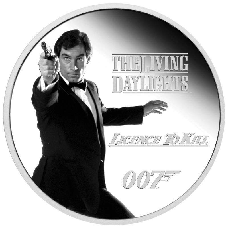 Timothy Dalton As James Bond Gun Barrel Shot Photo Print (8 x 10